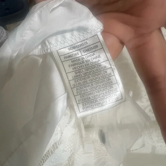 BB Dakota Jayce Lace Shealth Cocktail white Dress - Picture 8 of 12